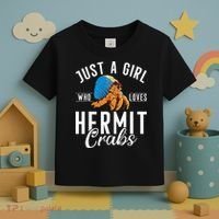 Just A Girl Who Loves Hermit Crabs Toddler T-Shirt thumb 3