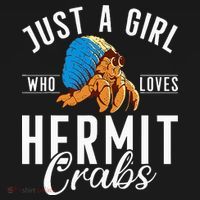 Just A Girl Who Loves Hermit Crabs Visor thumb 3