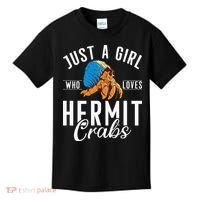Just A Girl Who Loves Hermit Crabs Kids T-Shirt thumb 0
