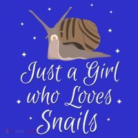 Just A Girl Who Loves Snails Cute Slug Gift Snail Cute Gift Hoodie thumb 2