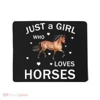 JUST A GIRL WHO LOVEs Horses Mousepad thumb 0