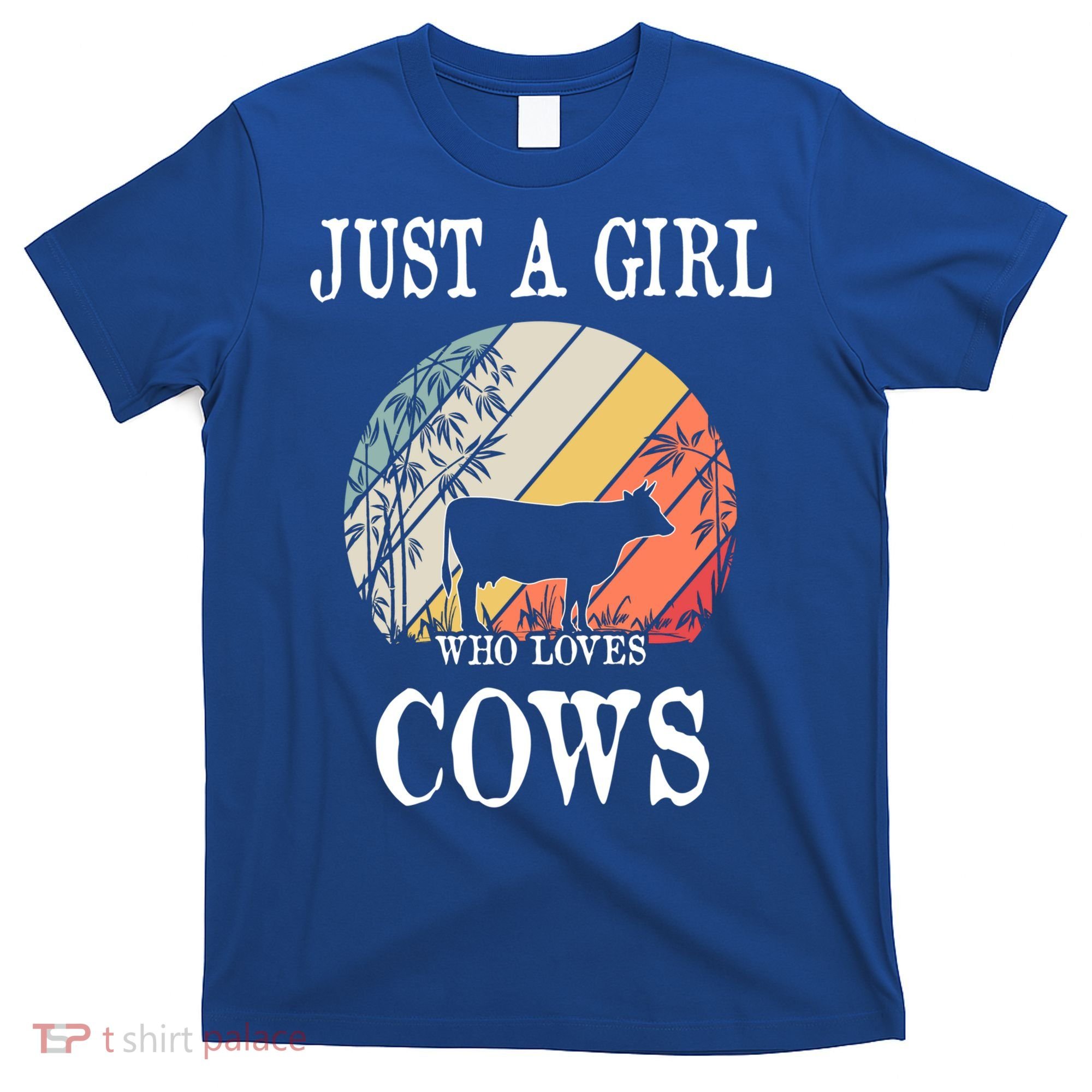 Just A Girl Who Loves Cows Cute Gift T-Shirt