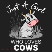 Just A Girl Who Loves Cows Cute Gift Beanie thumb 2
