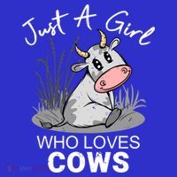 Just A Girl Who Loves Cows Cute Gift Women's Tank Top thumb 5
