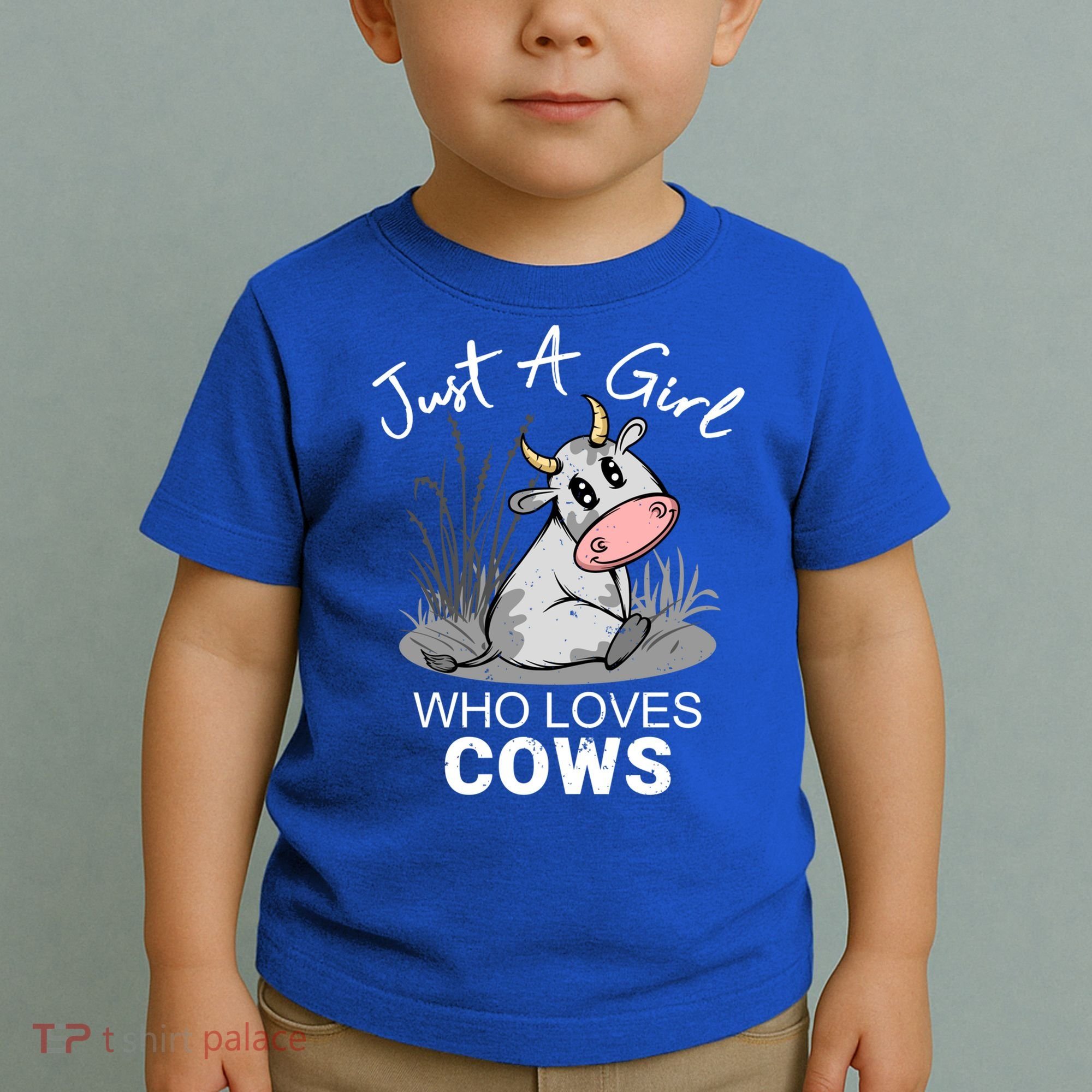 Just A Girl Who Loves Cows Cute Gift Toddler T-Shirt