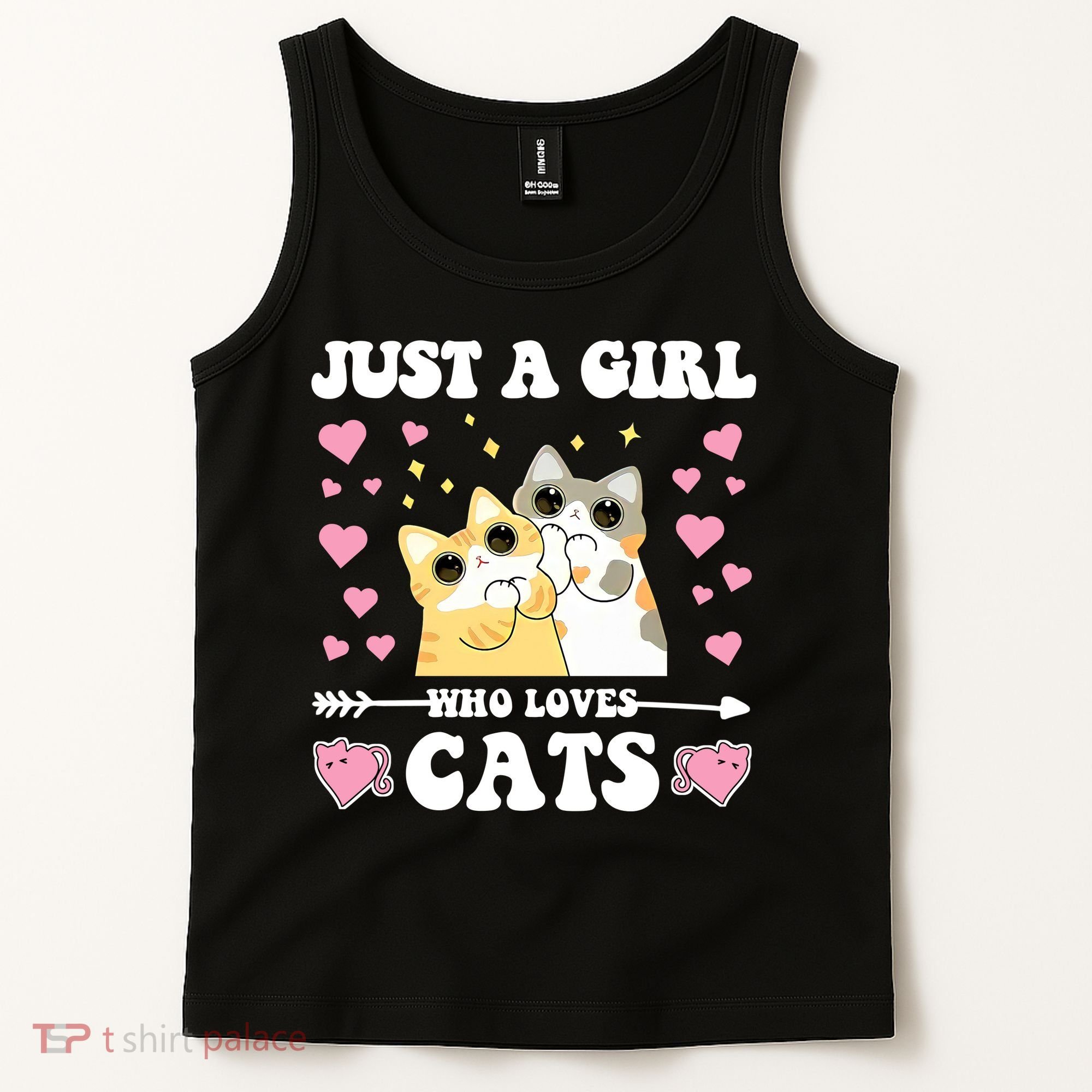 Just A Girl Who Loves Cats Tank Top