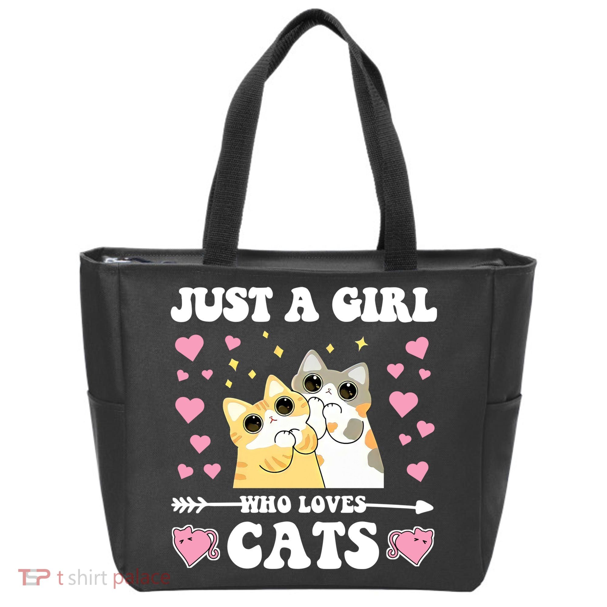 Just A Girl Who Loves Cats Tote Bag