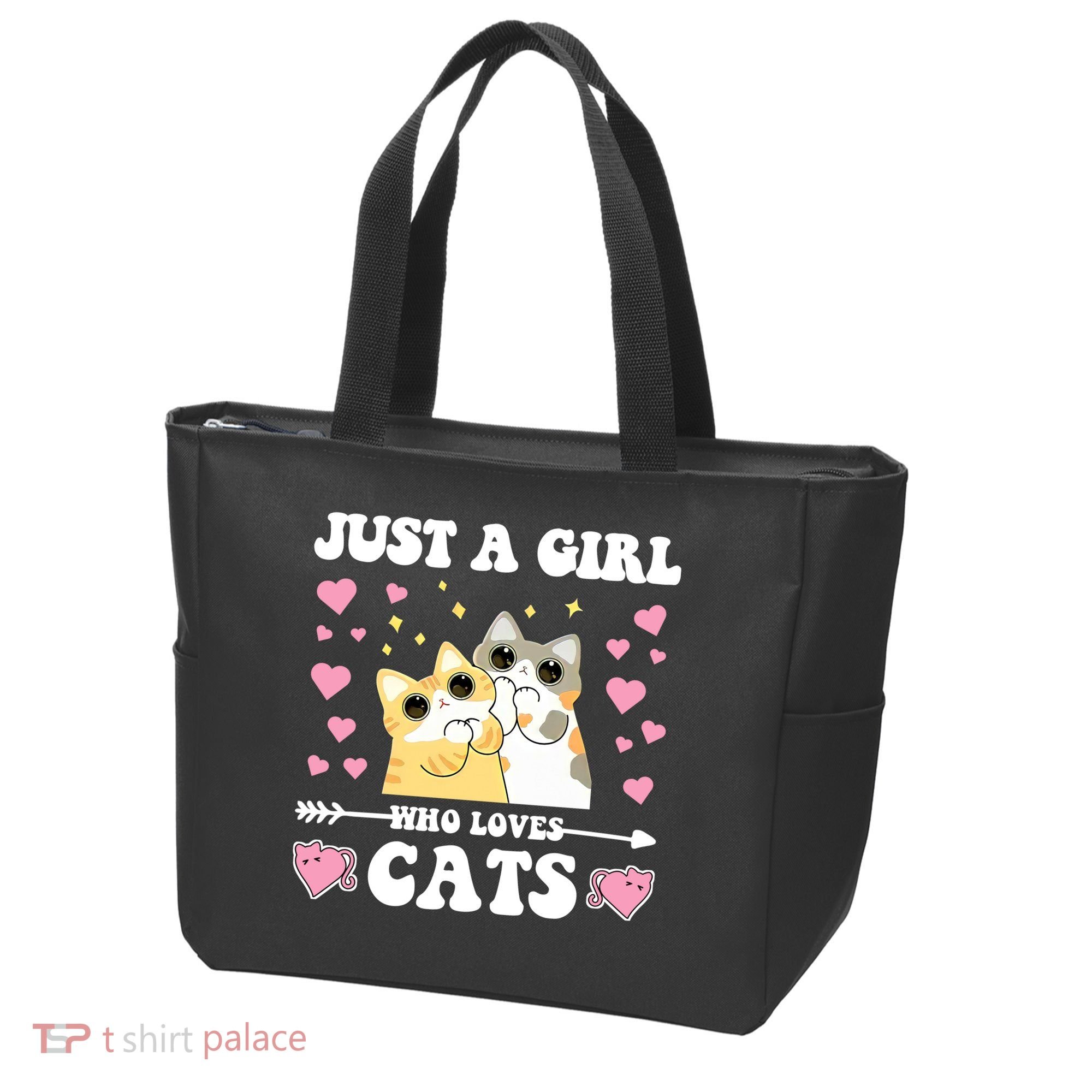 Just A Girl Who Loves Cats Tote Bag