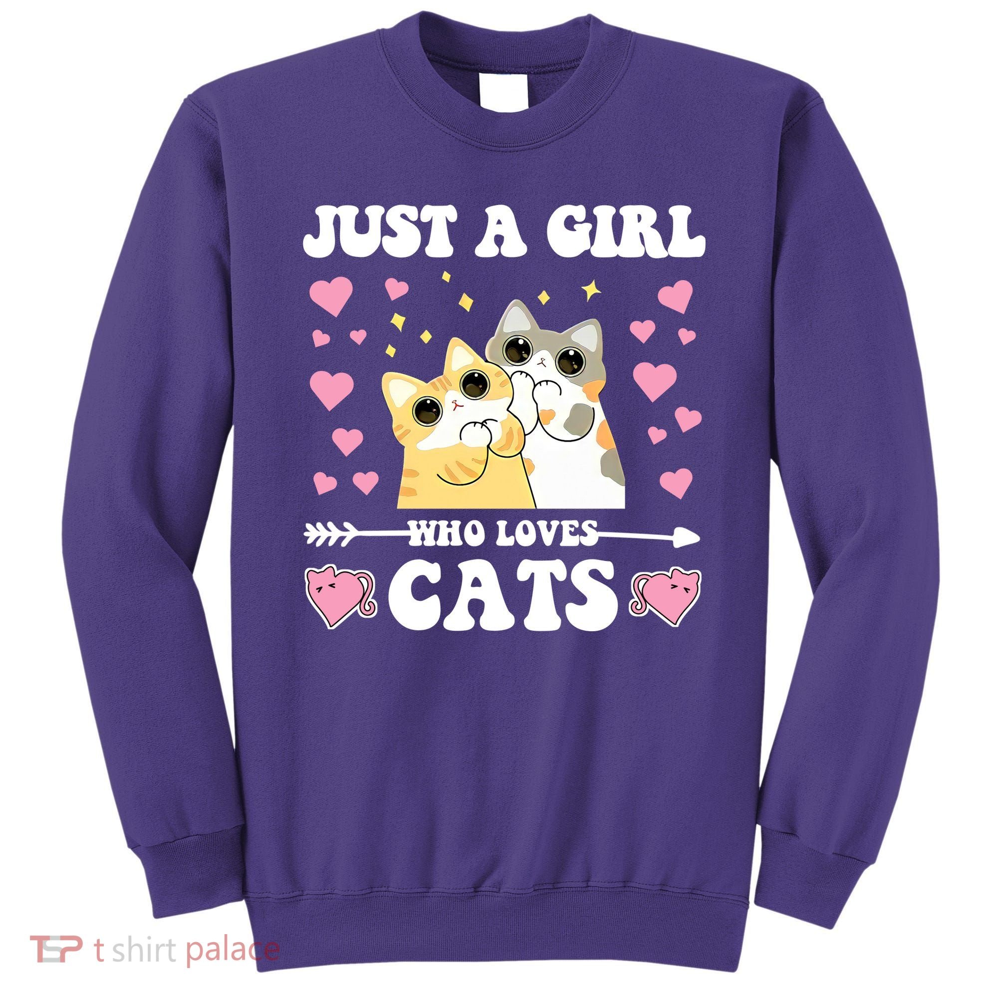 Just A Girl Who Loves Cats Sweatshirt