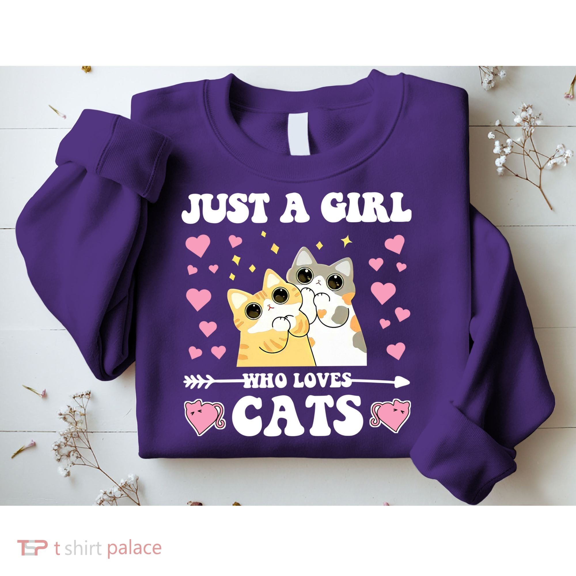 Just A Girl Who Loves Cats Sweatshirt