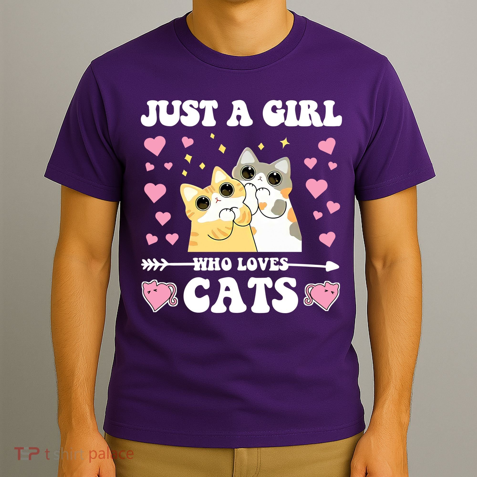 Just A Girl Who Loves Cats T-Shirt