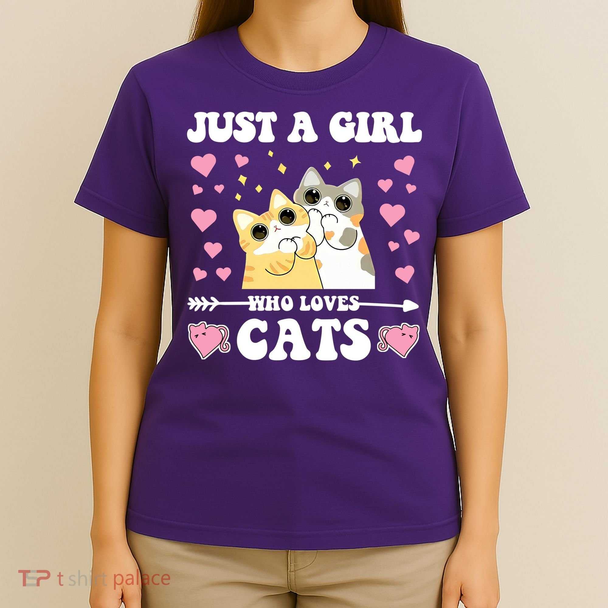 Just A Girl Who Loves Cats T-Shirt
