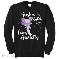 Just A Girl Who Loves Axolotls Sweatshirt thumb 0