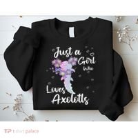 Just A Girl Who Loves Axolotls Sweatshirt thumb 2