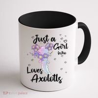 Just A Girl Who Loves Axolotls Coffee Mug thumb 1