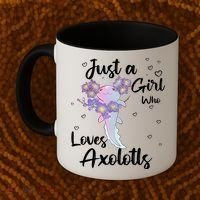 Just A Girl Who Loves Axolotls Coffee Mug thumb 2