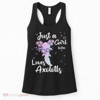 Just A Girl Who Loves Axolotls Women's Tank Top thumb 0