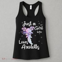 Just A Girl Who Loves Axolotls Women's Tank Top thumb 3