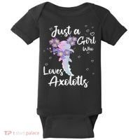 Just A Girl Who Loves Axolotls Baby Bodysuit thumb 0