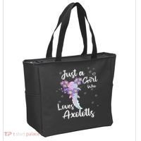 Just A Girl Who Loves Axolotls Tote Bag thumb 2