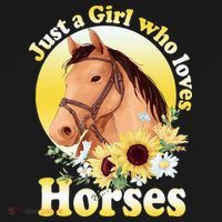 Just A Girl Who Loves Horses Riding Ornament thumb 1