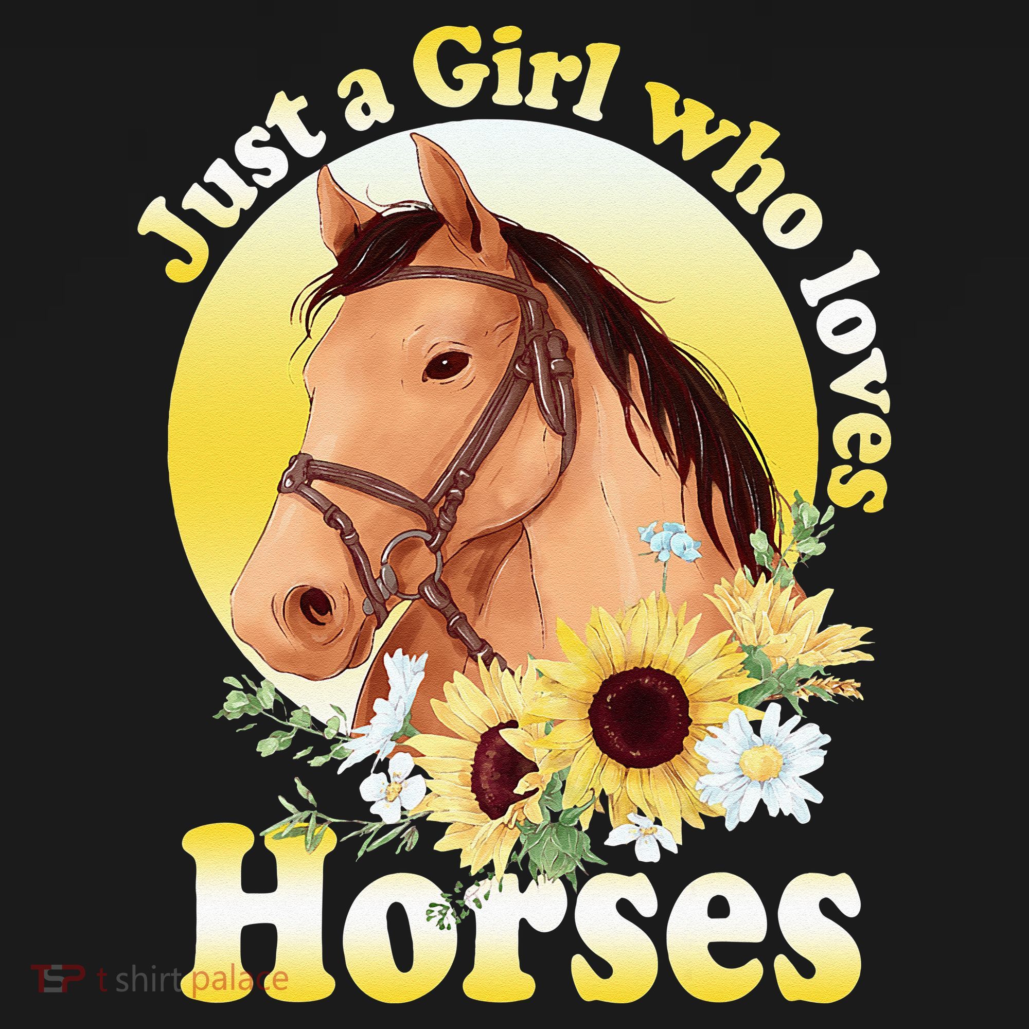 Just A Girl Who Loves Horses Riding Ornament