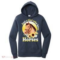 Just A Girl Who Loves Horses Riding Women's Hoodie thumb 0