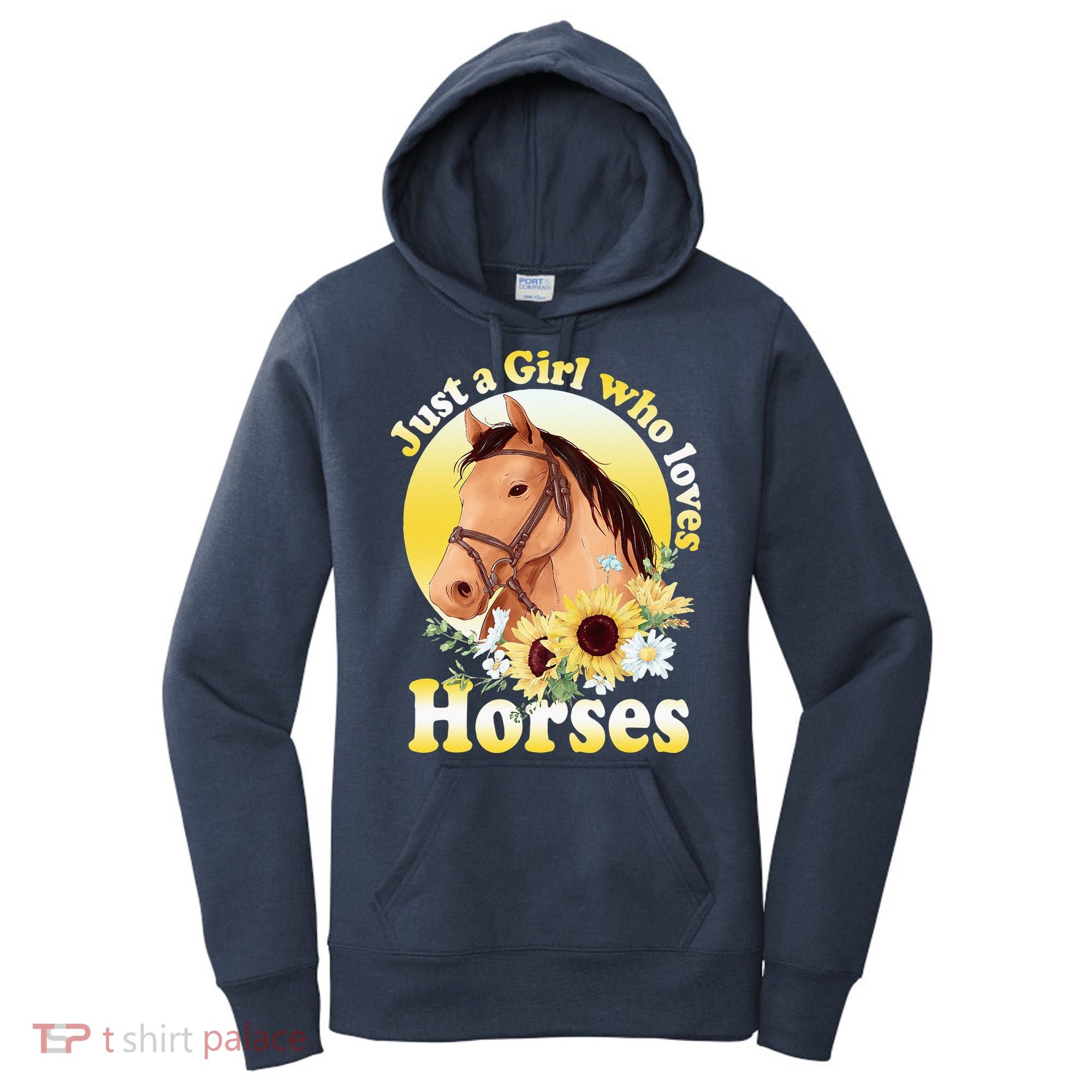 Just A Girl Who Loves Horses Riding Women's Hoodie