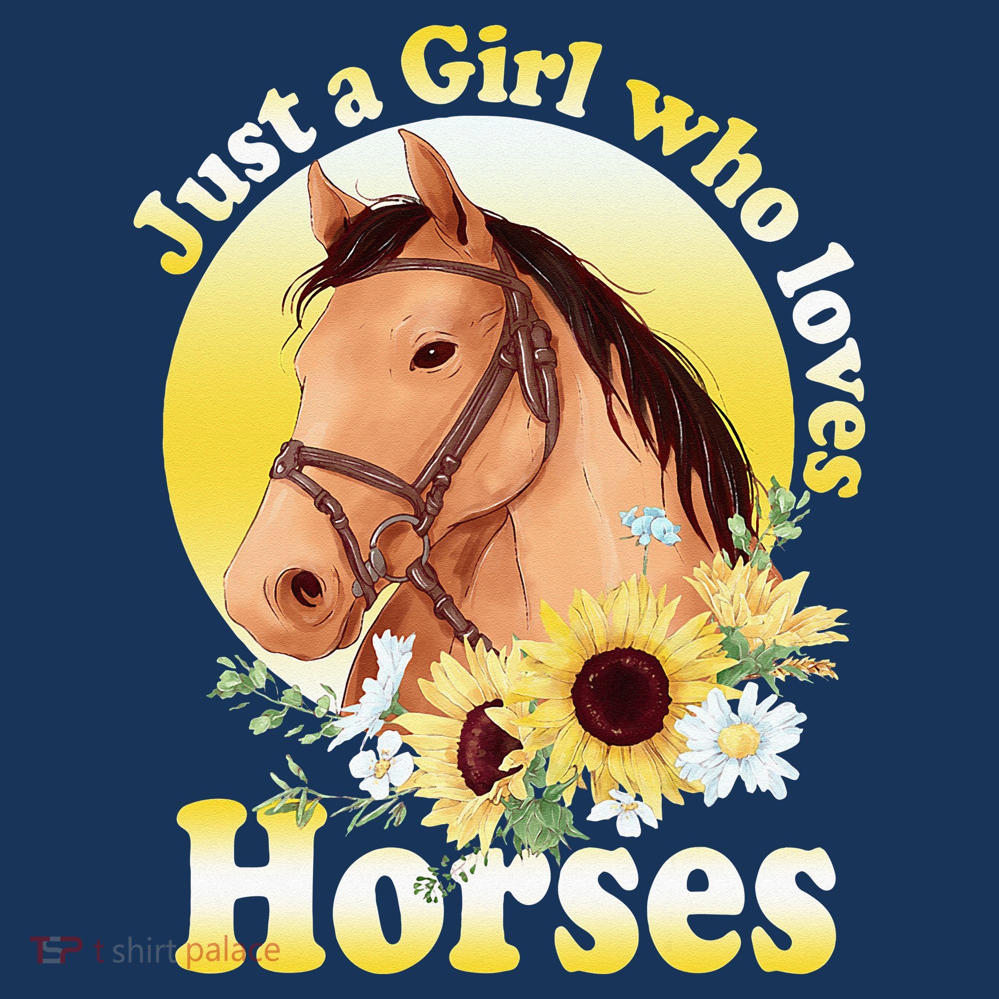 Just A Girl Who Loves Horses Riding Visor
