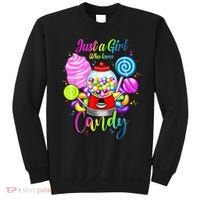 Just A Girl Who Loves Candy, Rainbow Sweets Tester Gift Sweatshirt thumb 0