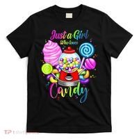 Just A Girl Who Loves Candy, Rainbow Sweets Tester Gift T-Shirt thumb 0