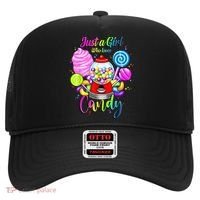 Just A Girl Who Loves Candy, Rainbow Sweets Tester Gift Hat thumb 0