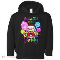 Just A Girl Who Loves Candy, Rainbow Sweets Tester Gift Toddler Hoodie thumb 0