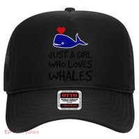 Just A Girl Who Loves Whales . Funny Whale Lover Gift Hat thumb 0