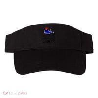 Just A Girl Who Loves Whales . Funny Whale Lover Gift Visor thumb 0