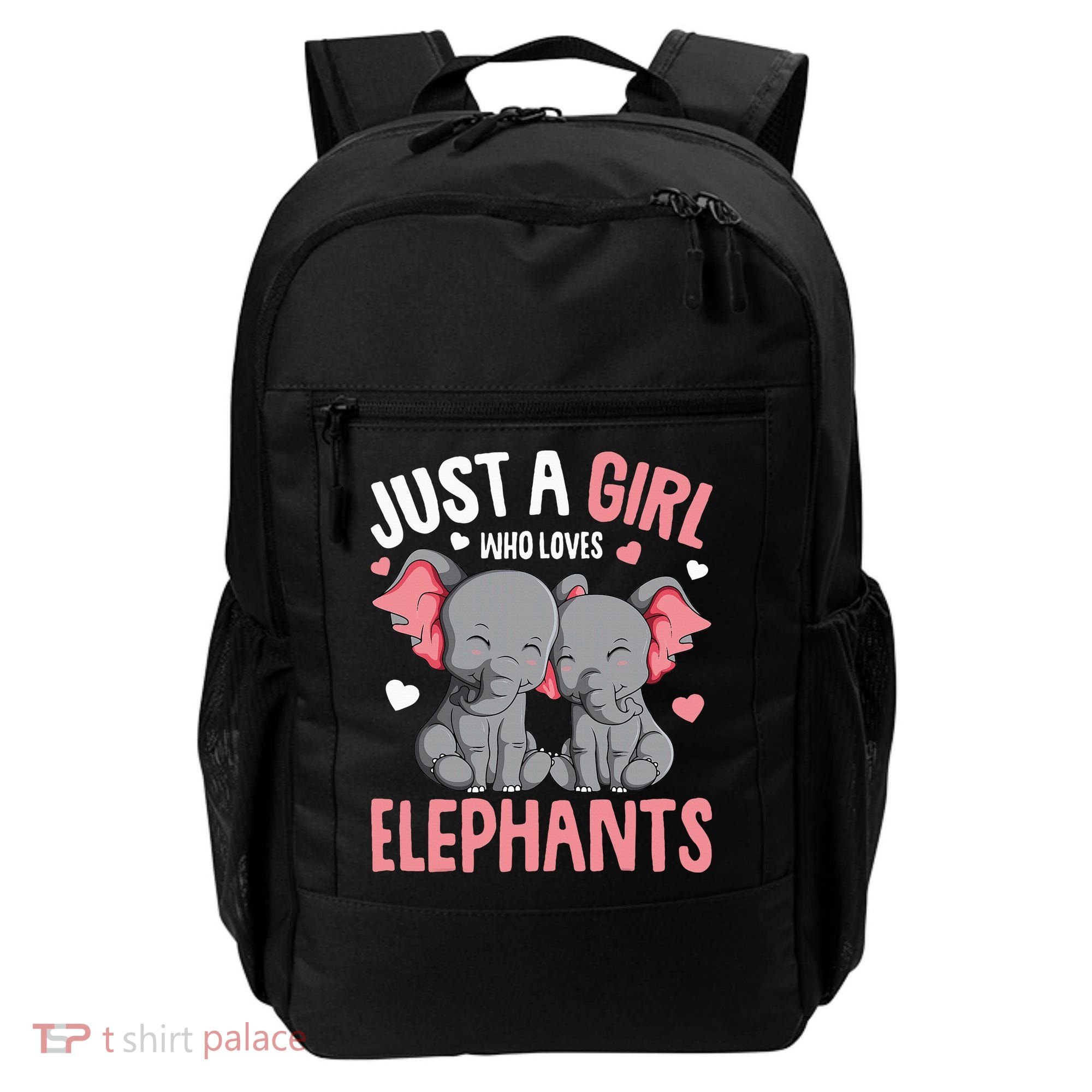Just A Girl Who Loves Elephants Elephant Lover Backpack
