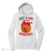 Just a Girl who Loves Basketball Women's Hoodie thumb 0