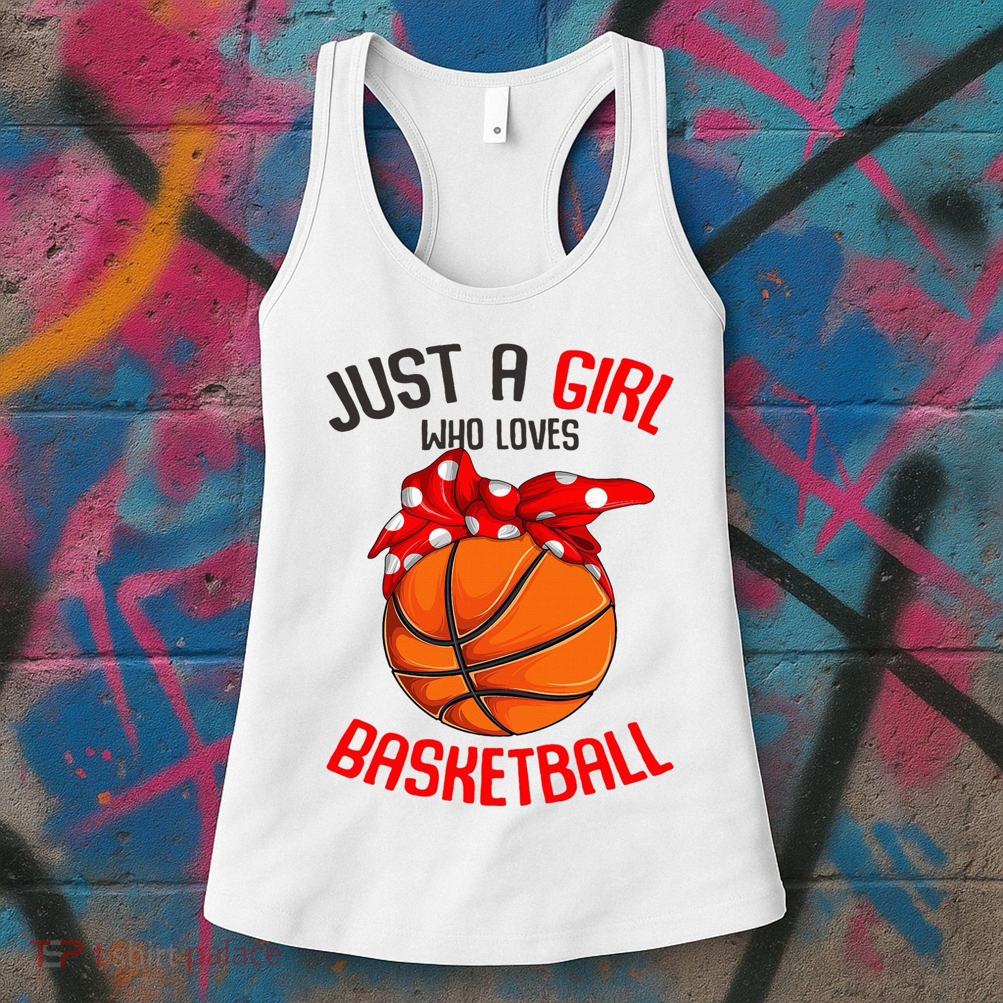 Just a Girl who Loves Basketball Women's Tank Top