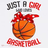 Just a Girl who Loves Basketball Women's Tank Top thumb 5
