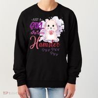 Just A Girl Who Loves Hamster Gift Women's Sweatshirt thumb 0