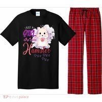 Just A Girl Who Loves Hamster Gift Pajama Set thumb 0