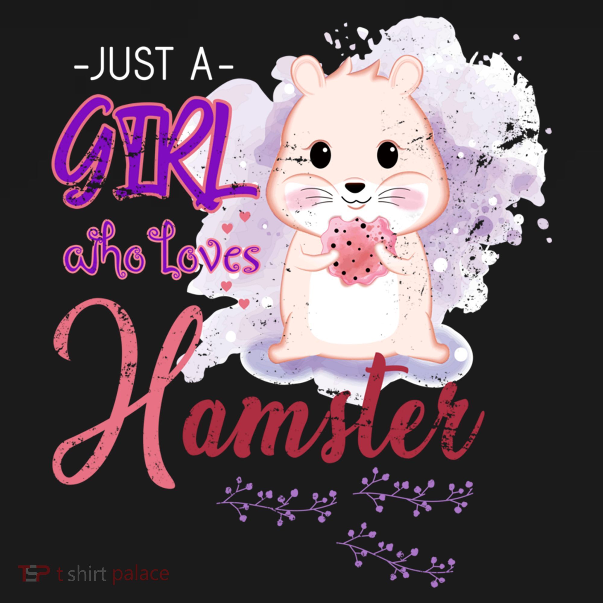 Just A Girl Who Loves Hamster Gift Women's Hoodie