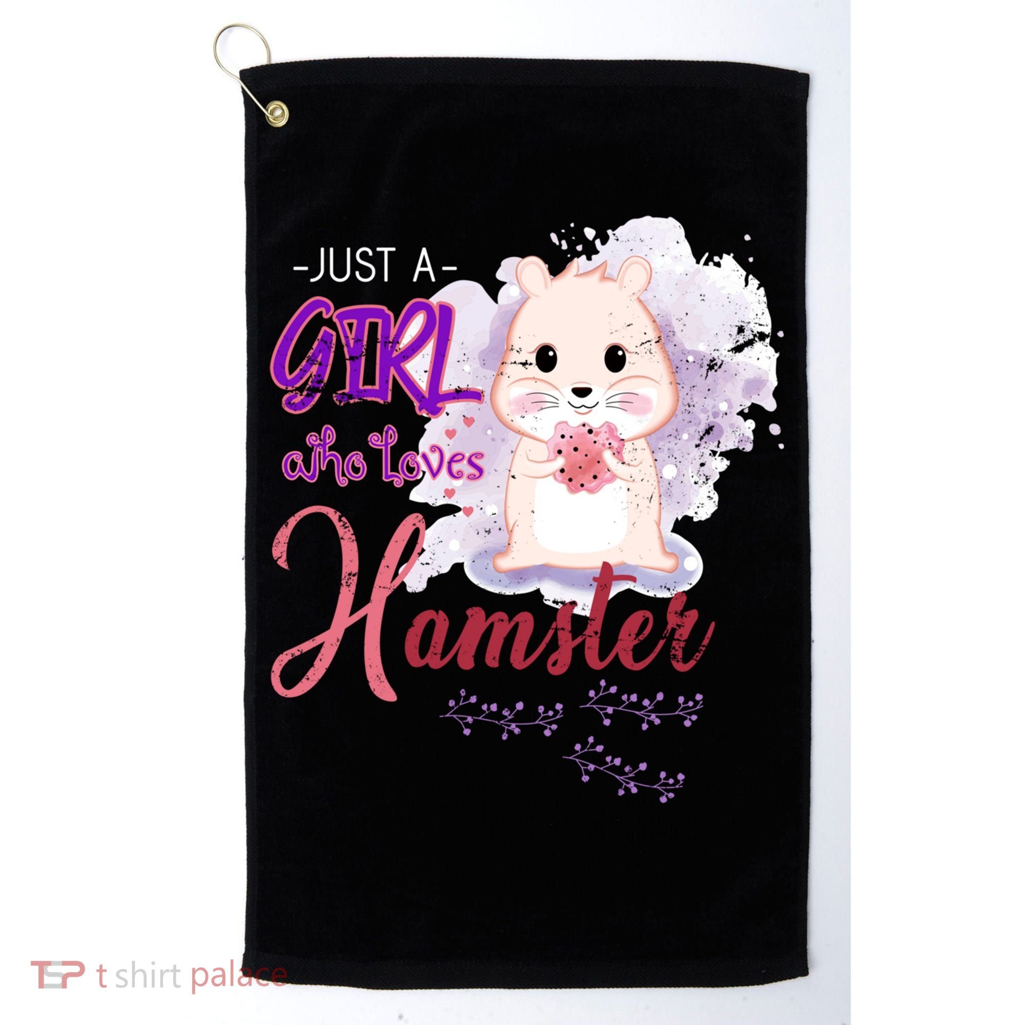 Just A Girl Who Loves Hamster Gift Golf Towel