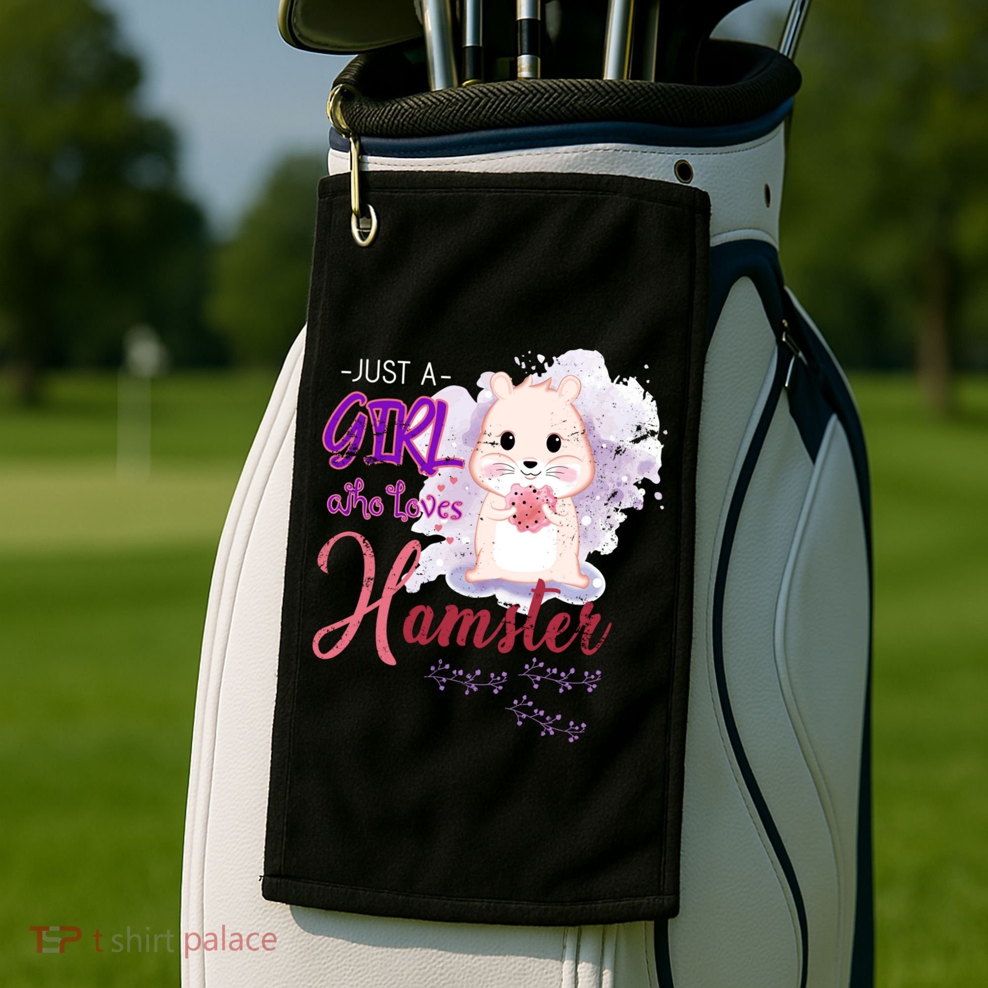 Just A Girl Who Loves Hamster Gift Golf Towel