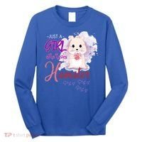 Just A Girl Who Loves Hamster Gift Long Sleeve Shirt thumb 0