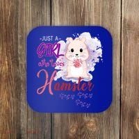 Just A Girl Who Loves Hamster Gift Coaster thumb 0