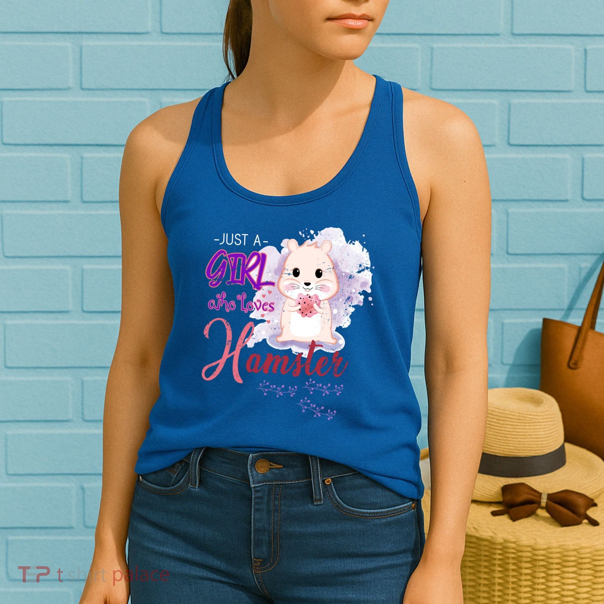 Just A Girl Who Loves Hamster Gift Women's Tank Top