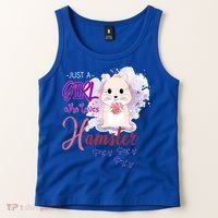 Just A Girl Who Loves Hamster Gift Tank Top thumb 2
