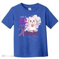 Just A Girl Who Loves Hamster Gift Toddler T-Shirt thumb 0
