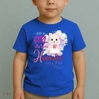 Just A Girl Who Loves Hamster Gift Toddler T-Shirt thumb 2